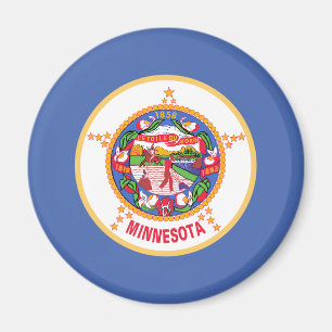 vlag van de deelstaat Minnesota Magneet
