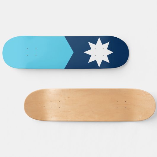 vlag van de deelstaat Minnesota Persoonlijk Skateboard (Horizontaal)