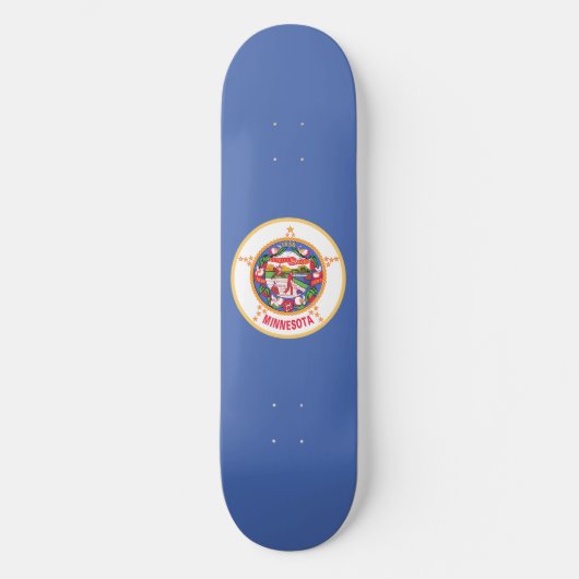 vlag van de deelstaat Minnesota Persoonlijk Skateboard (Voorkant)