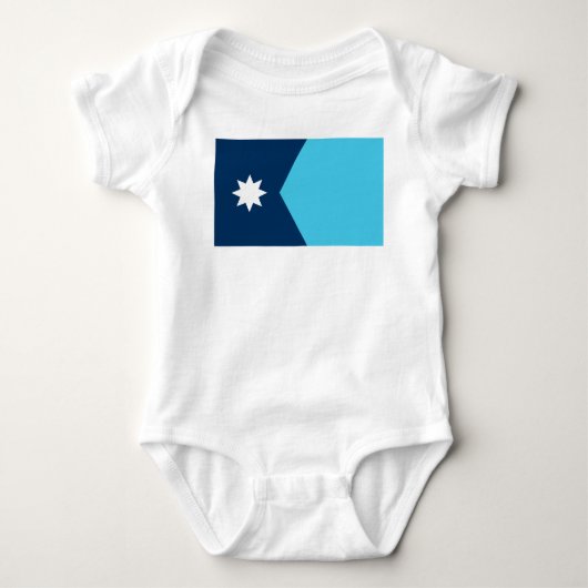 vlag van de deelstaat Minnesota Romper (Voorkant)