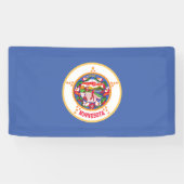vlag van de deelstaat Minnesota Spandoek (Horizontaal)