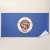 vlag van de deelstaat Minnesota Strandlaken (Voorkant)