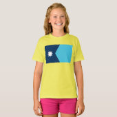 vlag van de deelstaat Minnesota T-shirt (Voorkant volledig)