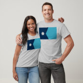 vlag van de deelstaat Minnesota T-shirt (Unisex)