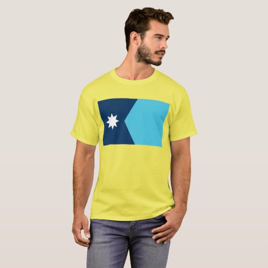 vlag van de deelstaat Minnesota T-shirt (Voorkant volledig)