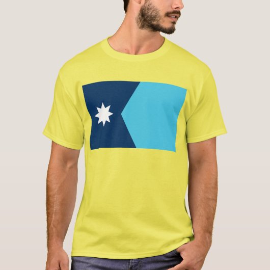 vlag van de deelstaat Minnesota T-shirt (Voorkant)