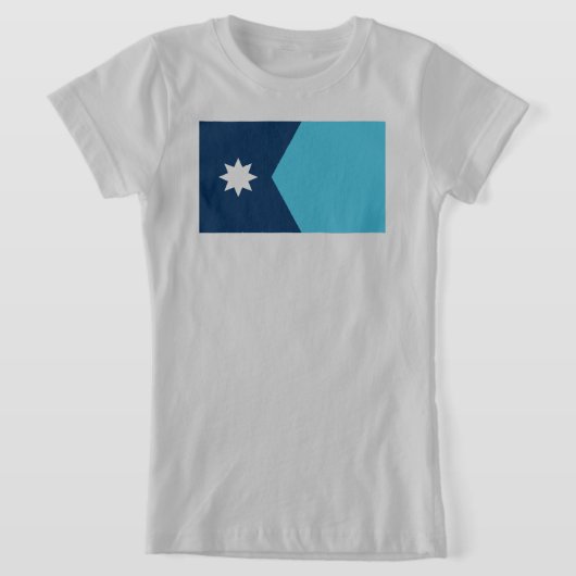 vlag van de deelstaat Minnesota T-shirt (Laagn)
