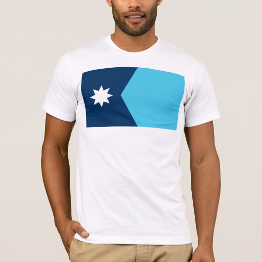 vlag van de deelstaat Minnesota T-shirt (Voorkant)