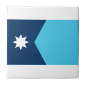vlag van de deelstaat Minnesota Tegeltje (Voorkant)
