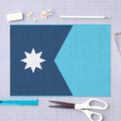 vlag van de deelstaat Minnesota Tissuepapier (Craft)