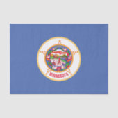 vlag van de deelstaat Minnesota Tissuepapier (Voorkant)