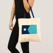 vlag van de deelstaat Minnesota Tote Bag (Voorkant (product))