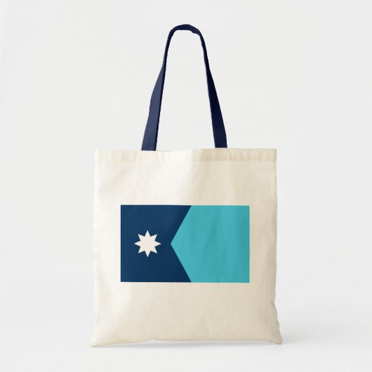 vlag van de deelstaat Minnesota Tote Bag (Voorkant)