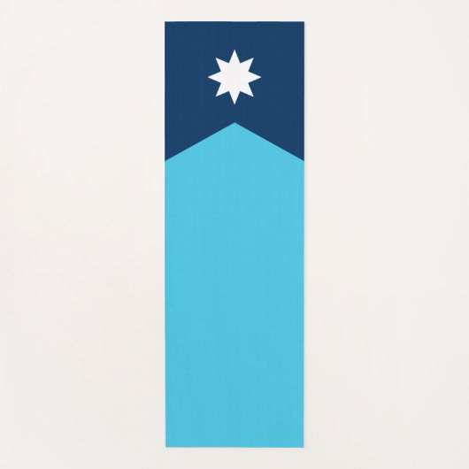 vlag van de deelstaat Minnesota Yogamat (Voorkant)