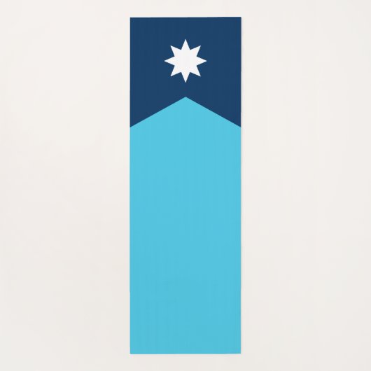 vlag van de deelstaat Minnesota Yogamat (Achterkant)