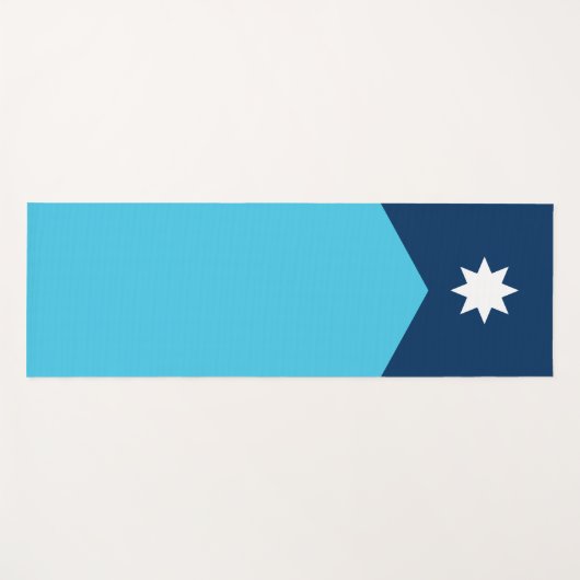 vlag van de deelstaat Minnesota Yogamat (Voorkant (horizontaal))