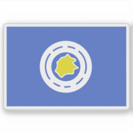 Vlag van de deelstaat Ngeremlengui, Palau Sticker