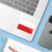 Vlag van de deelstaat Tirol, Oostenrijk Sticker (Laptop met iPhone)