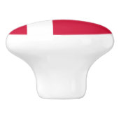 Vlag van de Deense keramische Knob Knop (Zijkant)