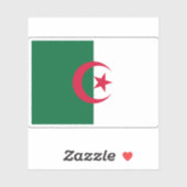 Vlag van de Democratische Volksrepubliek Algerije Sticker (Vel)