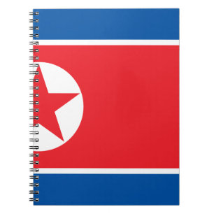 Vlag van de Democratische Volksrepubliek Korea Notitieboek