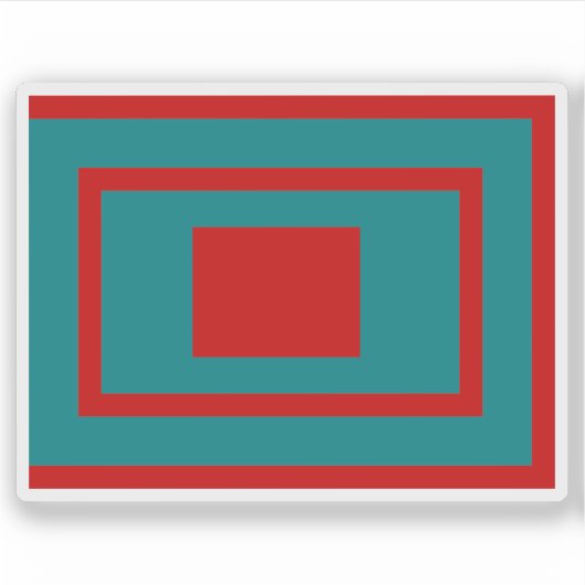 Vlag van de Derwisjstaat, Somalië Sticker (Voorkant)