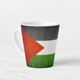 Vlag van de doelgrunge Palestine Latte Mok
