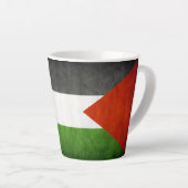 Vlag van de doelgrunge Palestine Latte Mok (Rechterhoek)