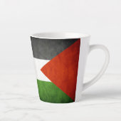 Vlag van de doelgrunge Palestine Latte Mok (Rechts)