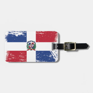 vlag van de Dominicaanse Republiek Bagagelabel