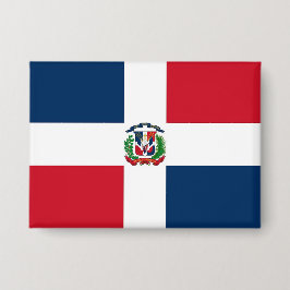 Vlag van de Dominicaanse Republiek Bandera Dominic Button