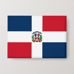 Vlag van de Dominicaanse Republiek Bandera Dominic Button