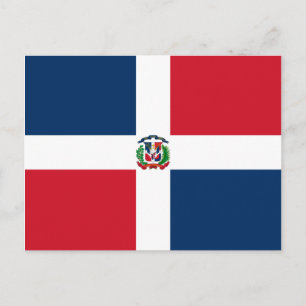 Vlag van de Dominicaanse Republiek Briefkaart