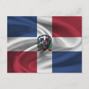 Vlag van de Dominicaanse Republiek Briefkaart
