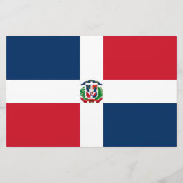 Vlag van de Dominicaanse Republiek Briefpapier