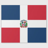 Vlag van de Dominicaanse Republiek Cadeaupapier (Vlak)