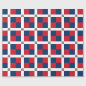 Vlag van de Dominicaanse Republiek Cadeaupapier (Vlak)