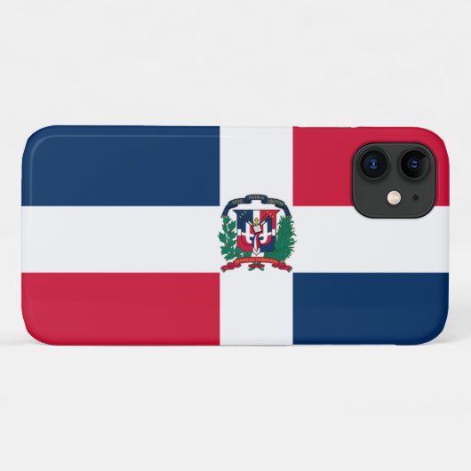 Vlag van de Dominicaanse Republiek Case-Mate iPhone Case (Achterkant (horizontaal))