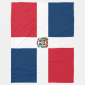 Vlag van de Dominicaanse Republiek Fleece Deken (Voorkant)