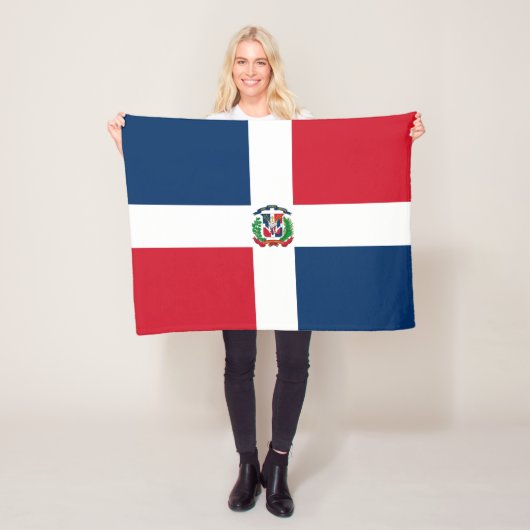 Vlag van de Dominicaanse Republiek Fleece Deken (In situ)