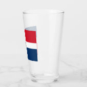 Vlag van de Dominicaanse Republiek Glas (Links)