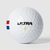 Vlag van de Dominicaanse Republiek Golfballen (Logo)