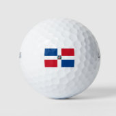Vlag van de Dominicaanse Republiek Golfballen (Voorkant)
