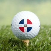 Vlag van de Dominicaanse Republiek Golfballen (Insitu Shirt)