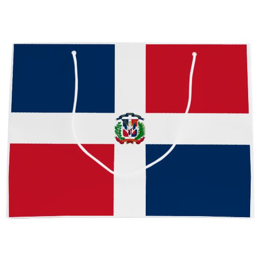 Vlag van de Dominicaanse Republiek Groot Cadeauzakje (Voorkant)