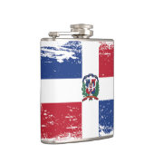 vlag van de Dominicaanse Republiek Heupfles (Rechts)