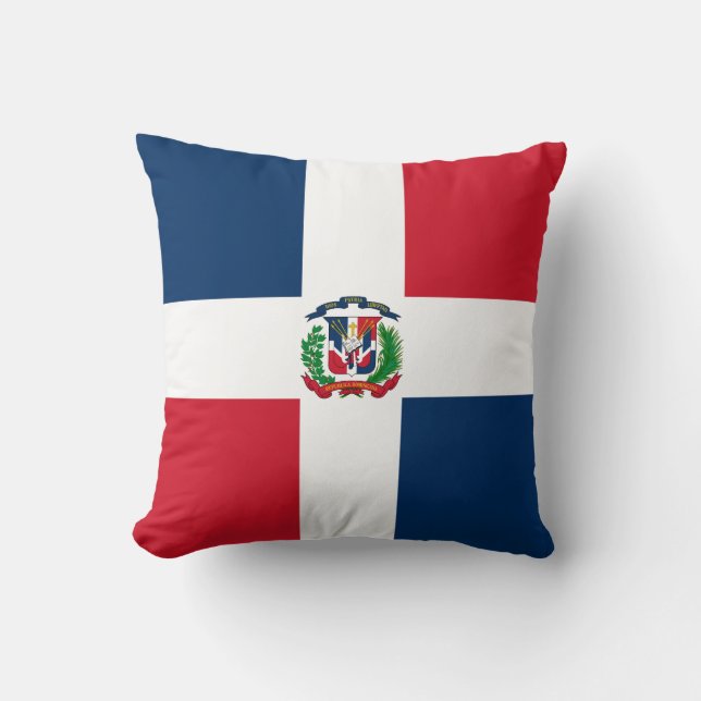 Vlag van de Dominicaanse Republiek Kussen (Voorkant)