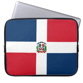 Vlag van de Dominicaanse Republiek Laptop Sleeve