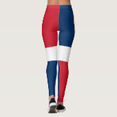 Vlag van de Dominicaanse Republiek Leggings (Achterkant)