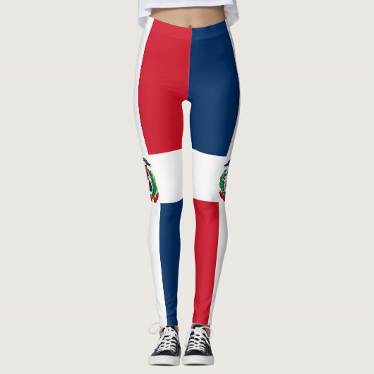 Vlag van de Dominicaanse Republiek Leggings (Voorkant)